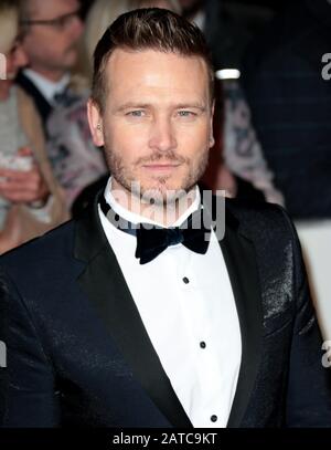 Jan 28, 2020 - London, England, UK - attending National Television Awards 2020, The O2 Stock Photo