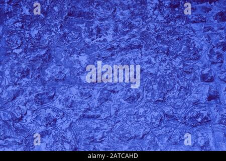Wall stone texture background. Blue purple old grunge surface, stone vintage texture Stock Photo