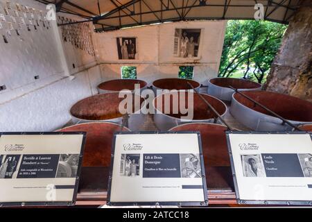 Martinique, France - 14 August 2019: Rum Distillery 'Habitation Clement' in Le Francois Stock Photo