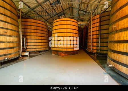 Martinique, France - 14 August 2019: Rum Distillery 'Habitation Clement' in Le Francois Stock Photo