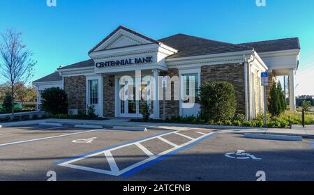 Orlando, FL/USA-1/29/20: The exterior of a Centennial Bank building which is owned by Home Bancshares. Stock Photo