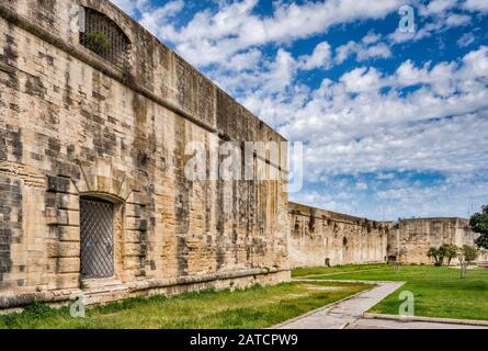 Castello di Carlo V, 16th century, in Lecce, Apulia, Italy Stock Photo