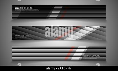 Set banner background for your design. vector graphic design illustration. suitable for your background design Stock Vector