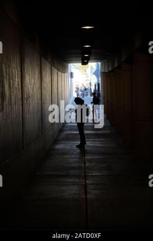 Walk Though Downtown Tucson Urban Life Photography. Great Urban shots, people, cars, buildings, inspos. Stock Photo