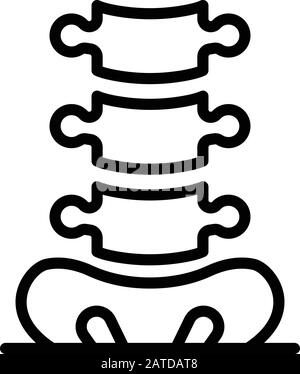 Pelvis icon, outline style Stock Vector Image & Art - Alamy