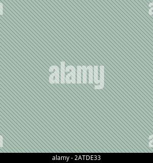 Diagonal lined seamless pattern. Repeating texture with white thin parallel straight lines on green tint background. Vector illustration. Stock Vector