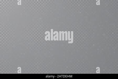 Rain drops on transparent background. Falling water drops. Nature rainfall. Vector illustration. Stock Vector