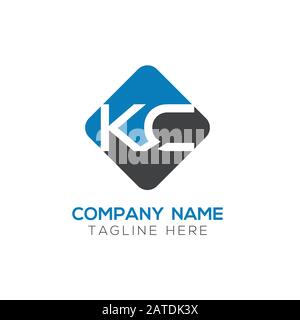 Initial ALphabet KC Logo Design vector Template. Abstract Letter KC Linked Logo Stock Vector