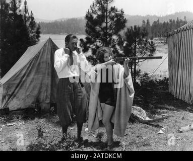 Norma Shearer, on-set of the Silent Film, 