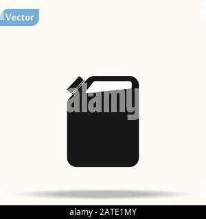 petrol can icon isolated sign symbol vector illustration - high quality black style vector icons Stock Vector