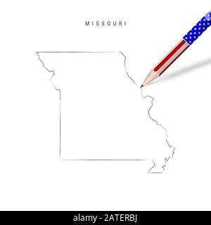 missouri outline clipart image