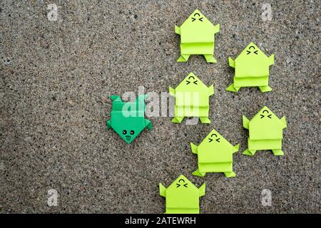 Being different, unique or special concept Stock Photo