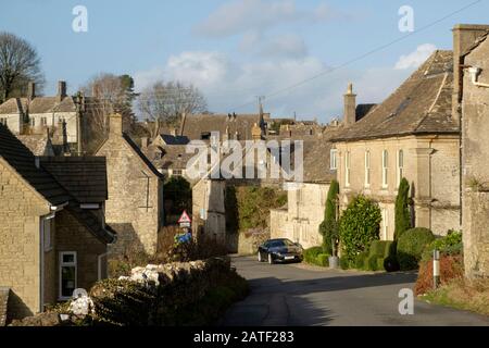 Bisley, a small Gloucestershire village in the Southern Cotswolds, It is a few miles east of the popular town of Stroud. Stock Photo