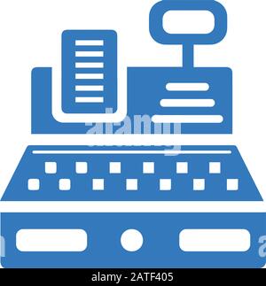 Well organized and fully editable Cash, receipt, printer, register icon for any use like print media, web, stock images, commercial use or any kind of Stock Vector
