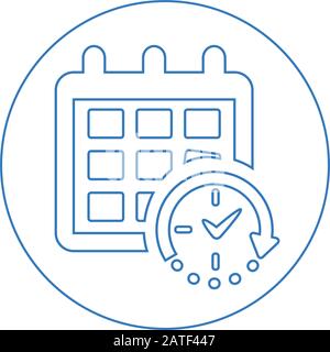 Well organized and fully editable Timer, event, delivery date, schedule icon for any use like print media, web, stock images, commercial use or any ki Stock Vector