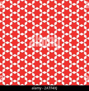 Seamless geometric star pattern background wallpaper Stock Vector