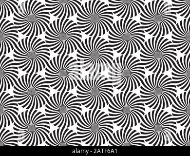 Spiral Background Tile Texture Pattern Stock Vector