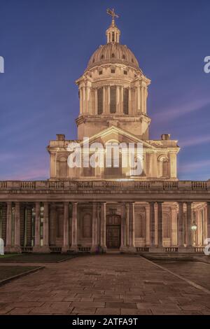 London Old Royal Naval College at Greenwich. Stock Photo