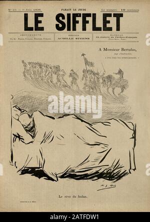 The Dreyfus Affair 1894-1906 - Le Sifflet, June 9, 1898 -  French illustrated newspaper Stock Photo