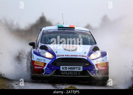 Galway, Galway, Ireland. 2nd Feb, 2020. Irish Tarmac Rally Championship, Galway International Rally; David Guest and Johnathan McGrath (Ford Fiesta R5) in action Credit: Action Plus Sports/Alamy Live News Stock Photo