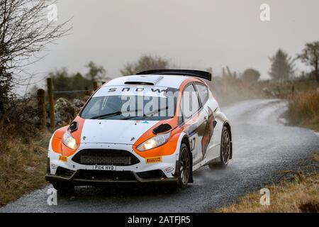 Galway, Galway, Ireland. 2nd Feb, 2020. Irish Tarmac Rally Championship, Galway International Rally; Jason McSweeney and Liam Brennan (Ford Fiesta R5) in action Credit: Action Plus Sports/Alamy Live News Stock Photo