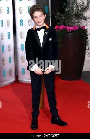 Roman Griffin Davis attending the after show party for the 73rd British Academy Film Awards. Stock Photo