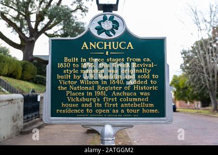 Vicksburg Mississippi,Anchuca Historic Mansion And Inn,hotel Hotels ...