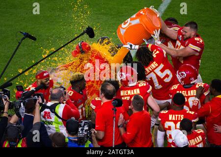 Super Bowl 2023: what color was the Gatorade shower for Andy Reid? - AS USA