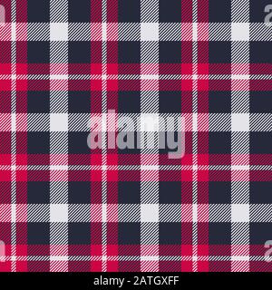 Scottish plaid checkered vector pattern. Vector EPS 10 Stock Vector