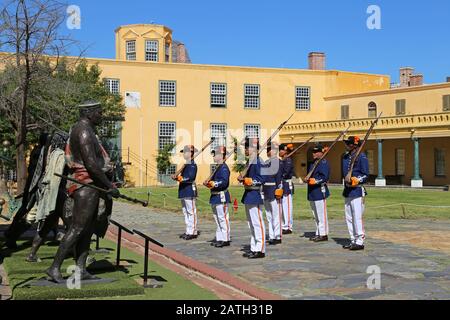 Key Ceremony, Outer Court, Castle of Good Hope, Cape Town, Table Bay, Western Cape Province, South Africa, Africa Stock Photo