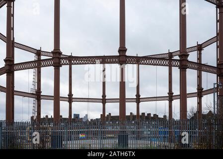 Angleterre England Londres London Structure Metallique En Construction Metal Structure Under Construction Stock Photo Alamy