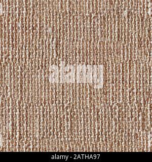 light natural linen texture for the background. Seamless square texture. Tile ready. Stock Photo