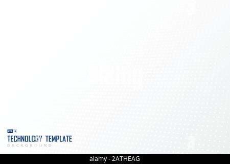 Abstract dots halftone technology tech design decorative artwork background. Use for ad, poster, artwork, template design, print. illustration vector Stock Vector