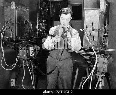 Sherlock Jr Year 1924 Director Buster Keaton Buster Keaton Stock Photo ...