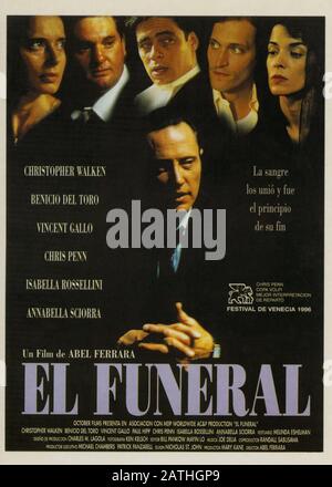 Vincent Gallo & Benicio Del Toro Film: The Funeral (USA 1996 ...