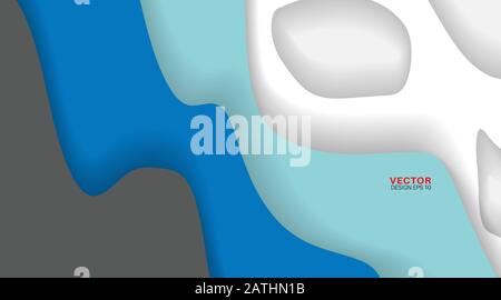 Vector background of abstract geometric shapes.wave texture .Vector design For Wallpaper, Banner, Background, Card, landing page , etc Stock Vector
