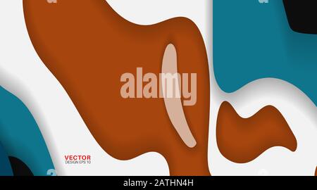 Vector background of abstract geometric shapes.wave texture .Vector design For Wallpaper, Banner, Background, Card, landing page , etc Stock Vector