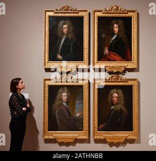 London UK. 1 February 2020. Members of the Household Cavalry regiment ...