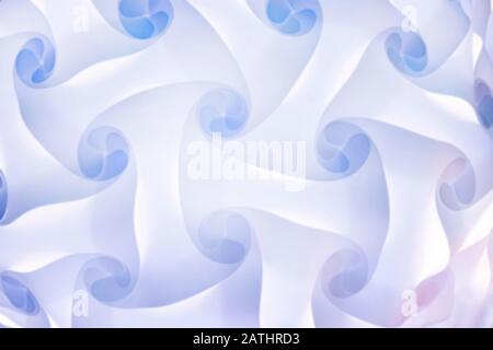 abstract background, blurred smooth geometric shapes, white and light blue tint with smooth gradients. Stock Photo