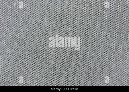 image background weaving of gray fabric closeup Stock Photo