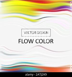 Abstract colorful smooth blurred textured background from the focus of a toned multicolored color. Suitable as wallpaper or for web design. Stock Vector