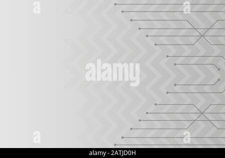 Futuristic White Architecture Design Background. Construction Concept. Illustration Stock Vector