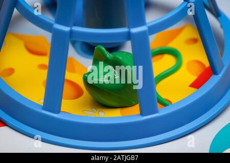 Mouse trap board game Stock Photo