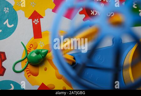 Mouse trap board game Stock Photo