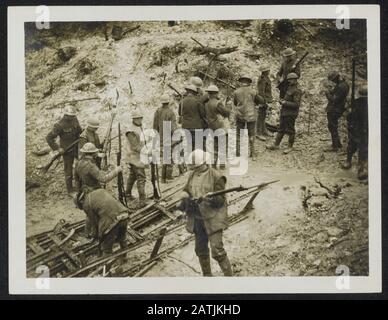 Rifle inspection after being relieved from the front line Stock Photo ...