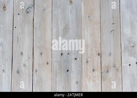 Washed Wood Texture, White Wooden Abstract Light Background Stock Photo