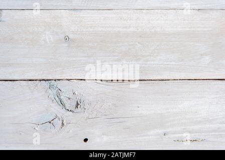 Washed Wood Texture, White Wooden Abstract Light Background Stock Photo