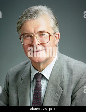 Portrait of Kenneth Baker MP -  Baron Baker of Dorking Stock Photo