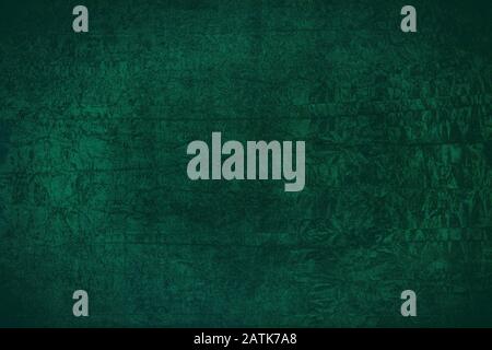 Abstract background of dark green color on rough surface Stock Photo