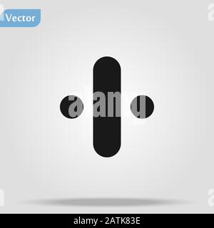 Blind icon. Sign language education symbol. Logo design element Stock Vector